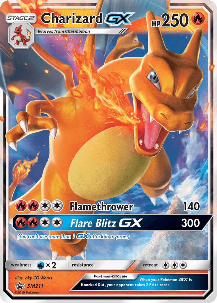 Charizard GX #211 SM Black Star Promos