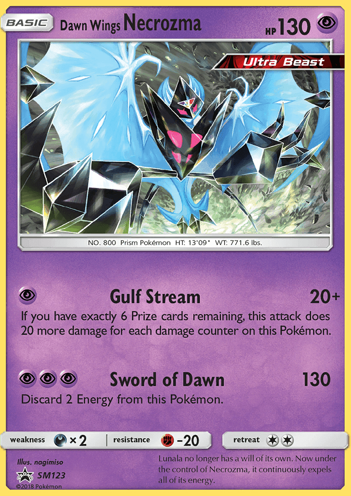 Dawn Wings Necrozma #123 SM Black Star Promos