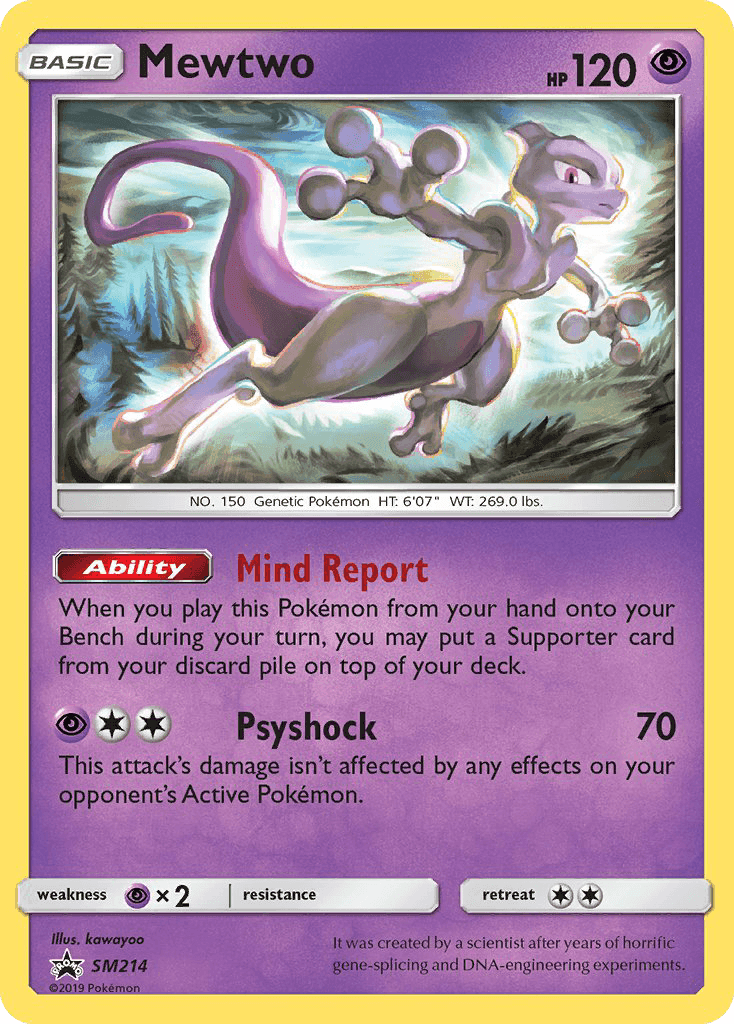 Mewtwo #214 SM Black Star Promos