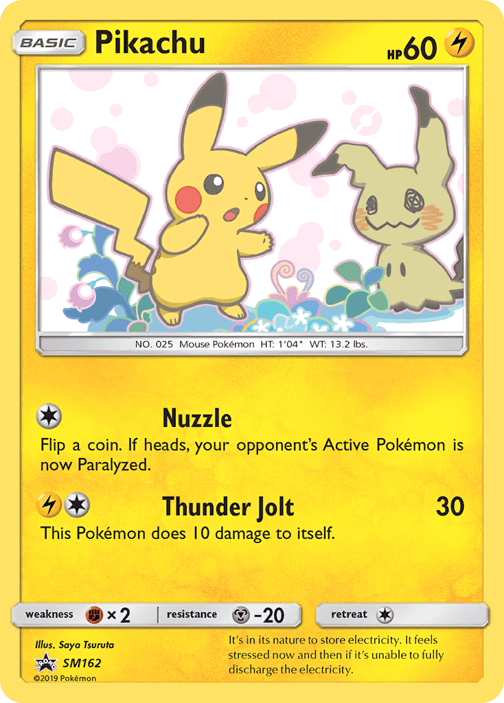 Pikachu #162 SM Black Star Promos