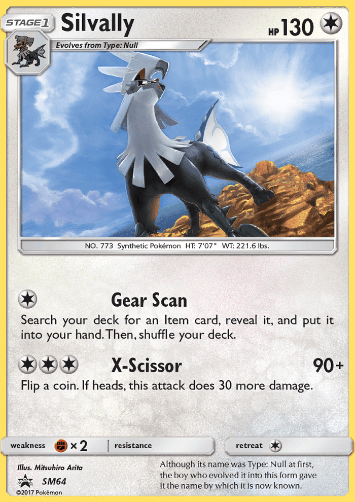 Silvally #64 SM Black Star Promos