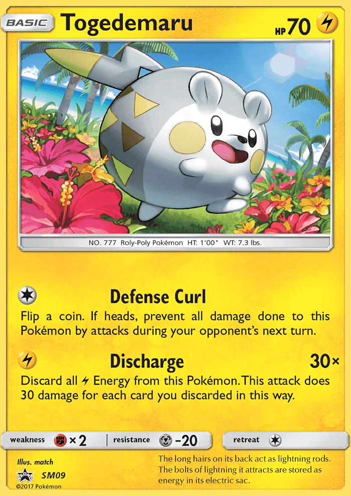 Togedemaru #9 SM Black Star Promos