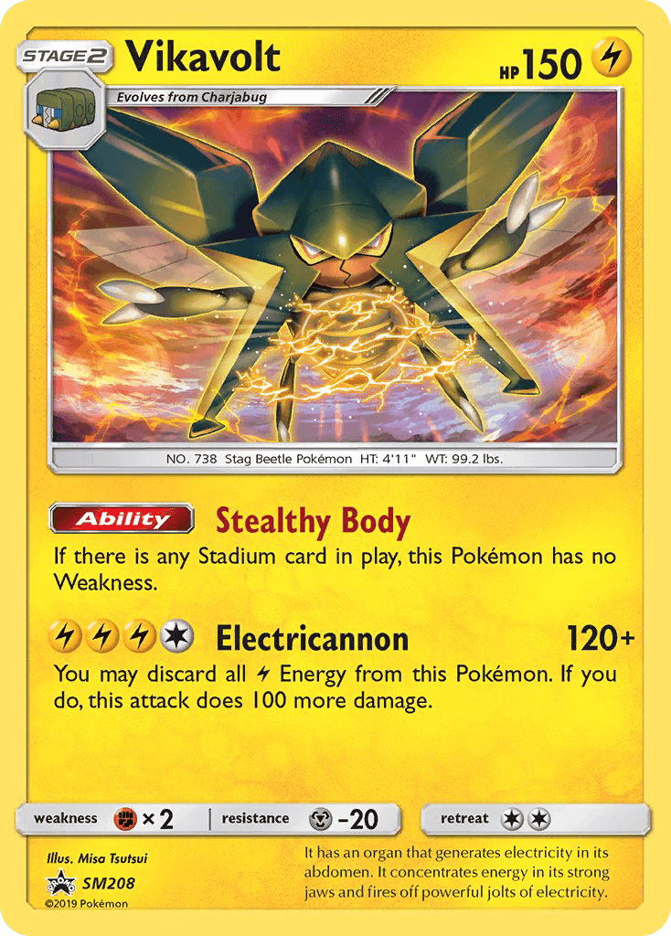 Vikavolt #208 SM Black Star Promos