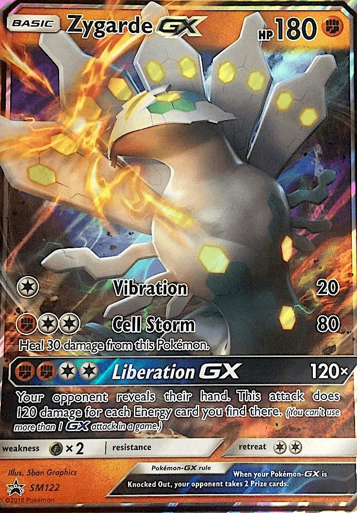 Zygarde GX #122 SM Black Star Promos