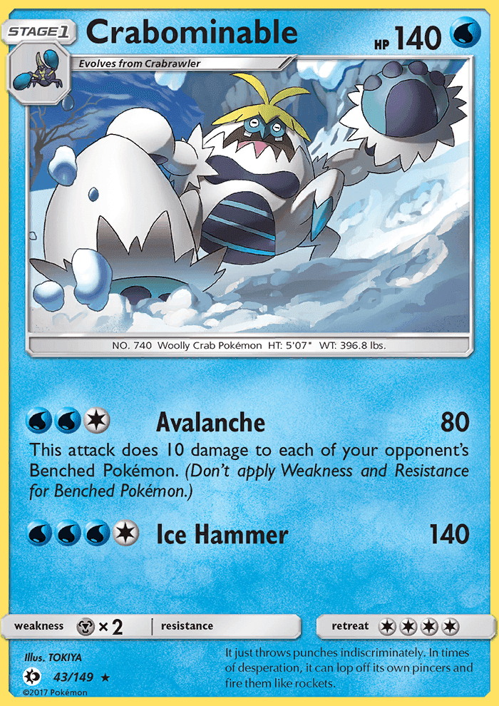 Crabominable #43 Sun & Moon