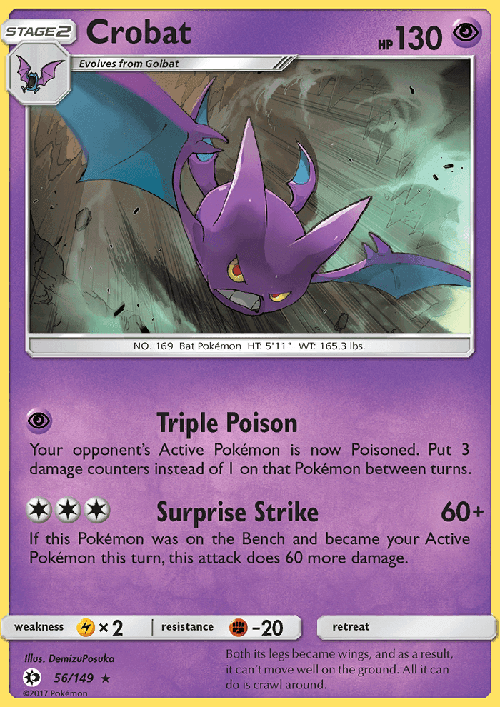 Crobat #56 Sun & Moon