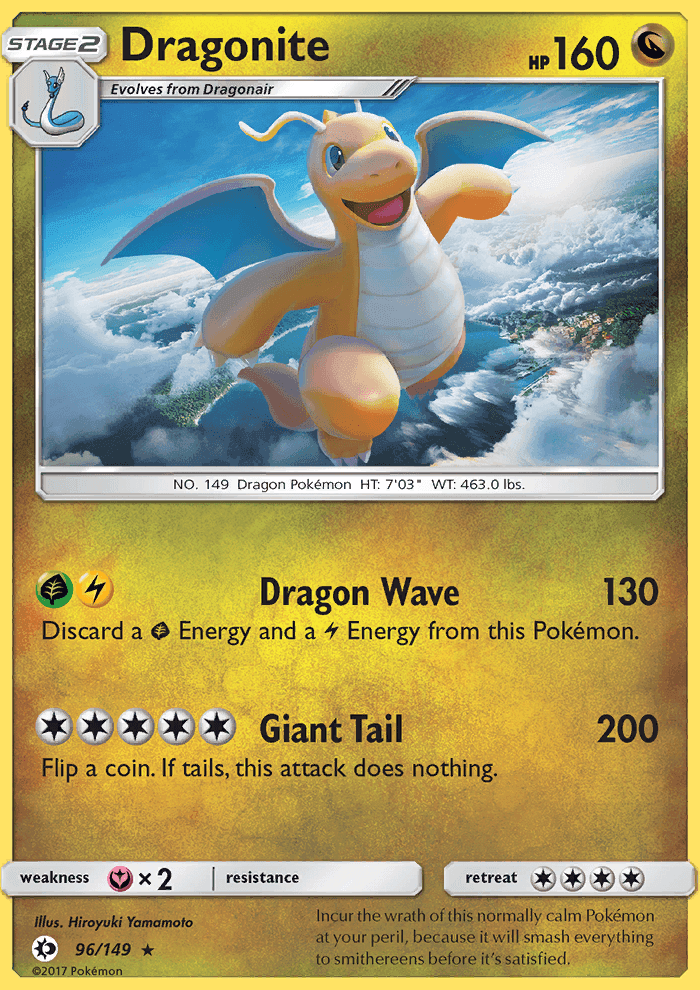 Dragonite #96 Sun & Moon