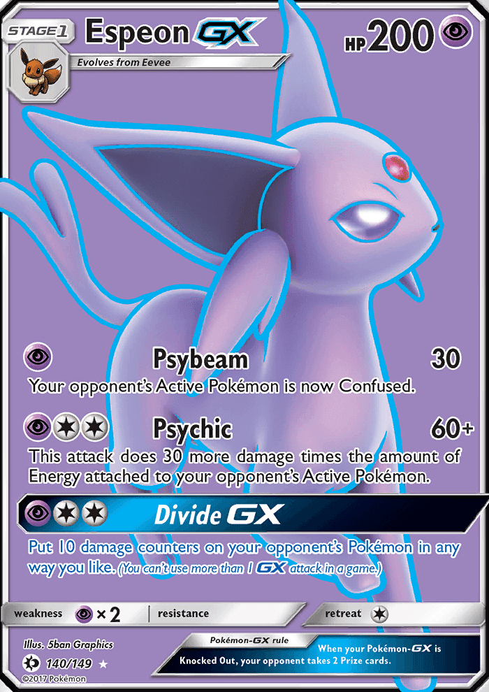 Espeon GX #140 Sun & Moon
