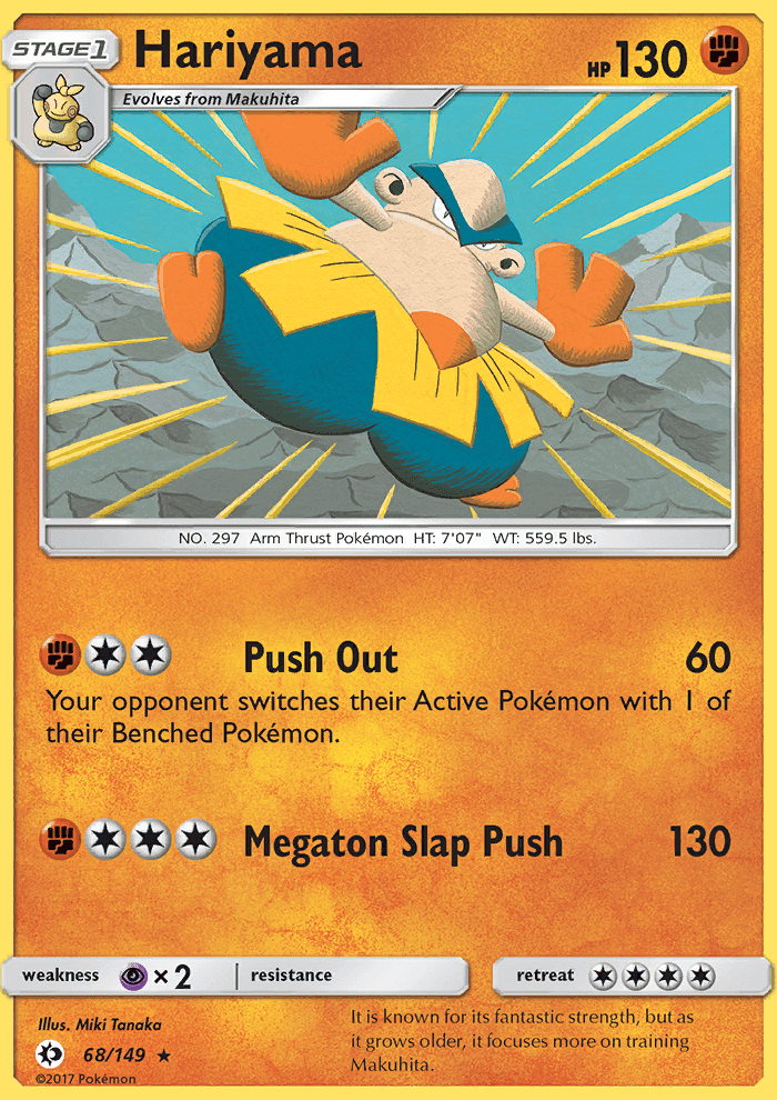 Hariyama #68 Sun & Moon