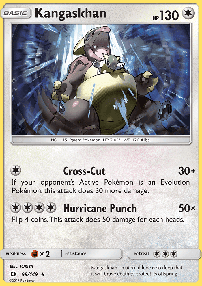 Kangaskhan #99 Sun & Moon