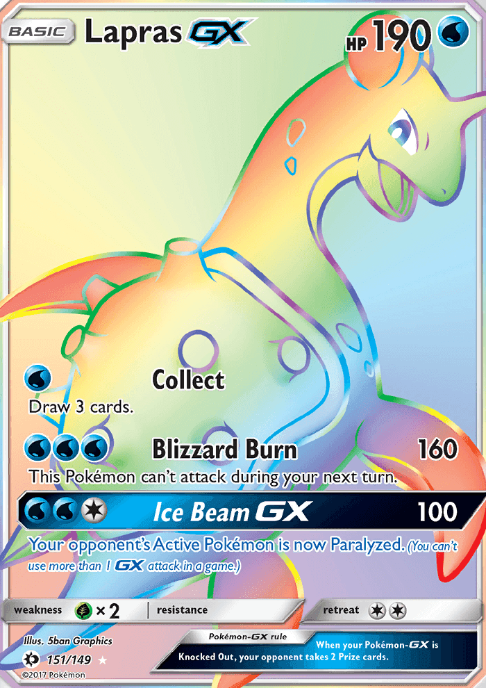 Lapras GX #151 Sun & Moon
