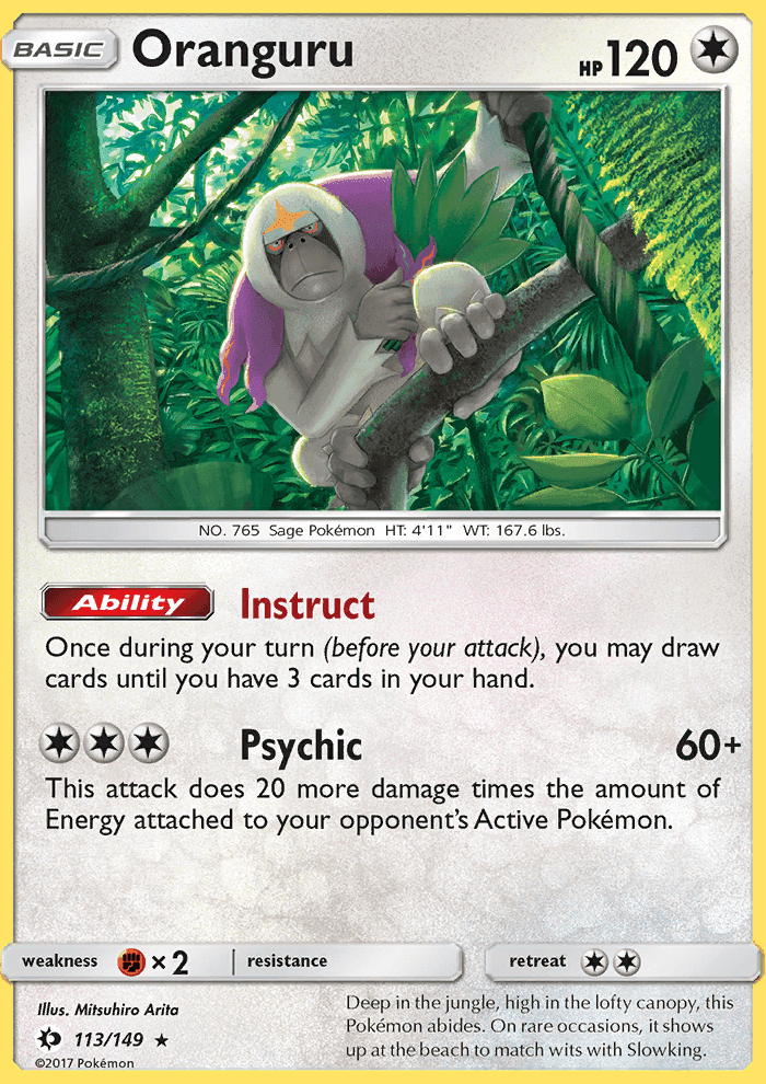 Oranguru #113 Sun & Moon