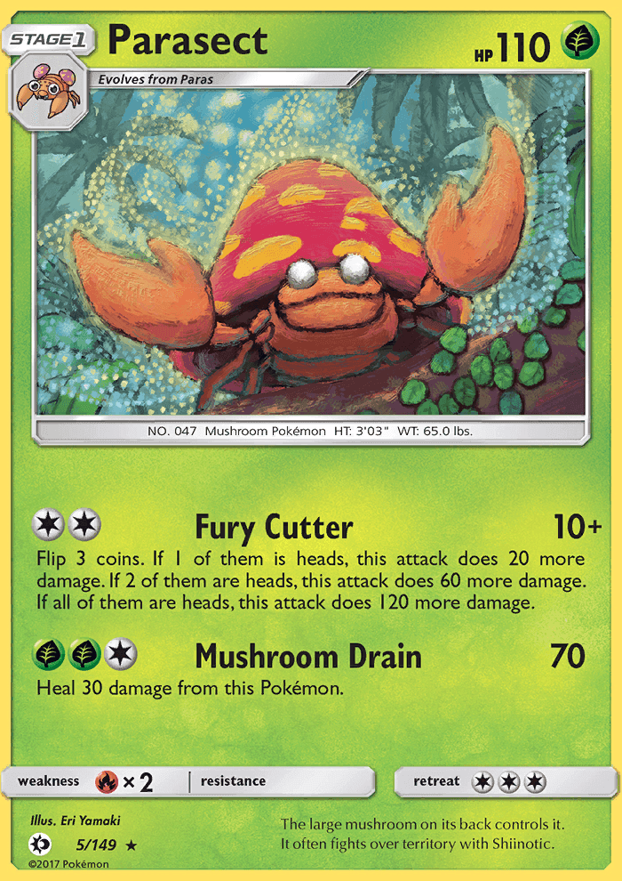 Parasect #5 Sun & Moon