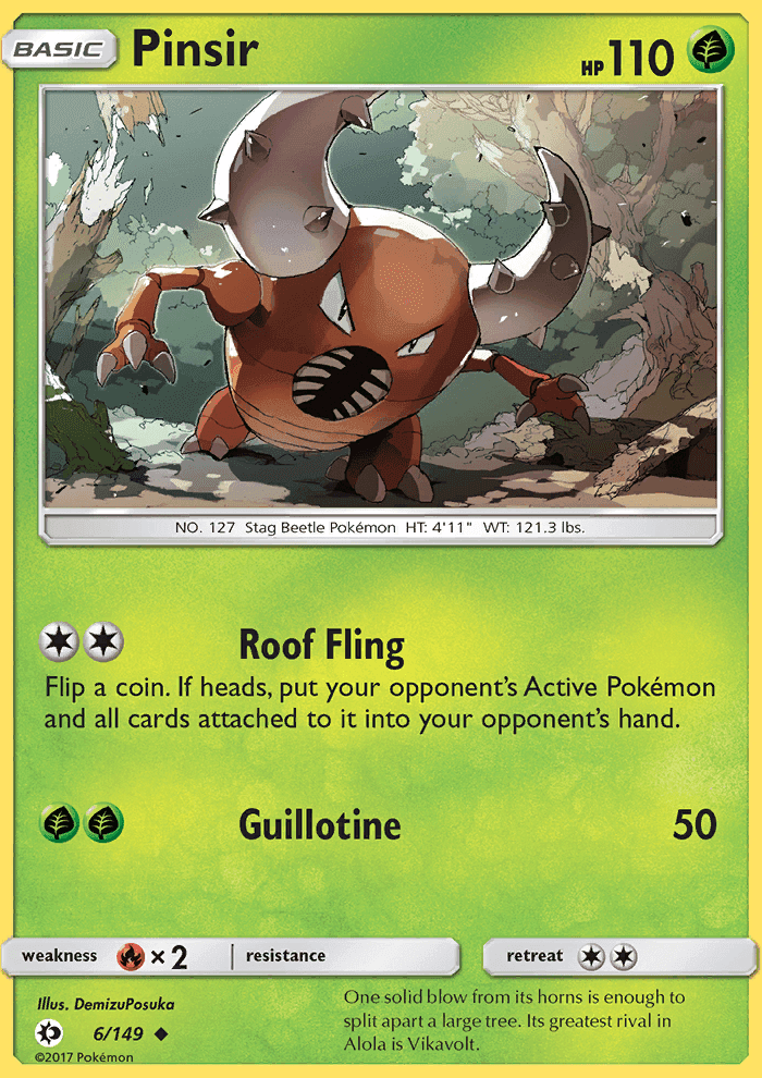 Pinsir #6 Sun & Moon