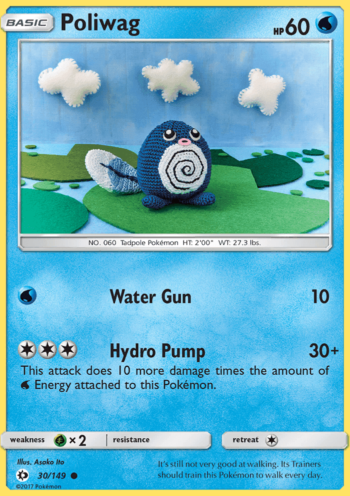 Poliwag #30 Sun & Moon