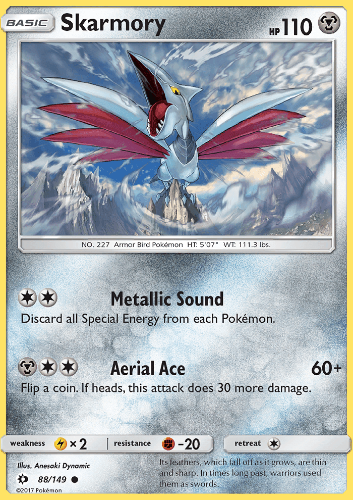 Skarmory #88 Sun & Moon