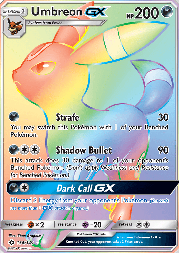 Umbreon GX #154 Sun & Moon