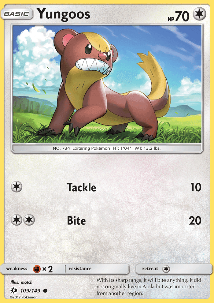 Yungoos #109 Sun & Moon