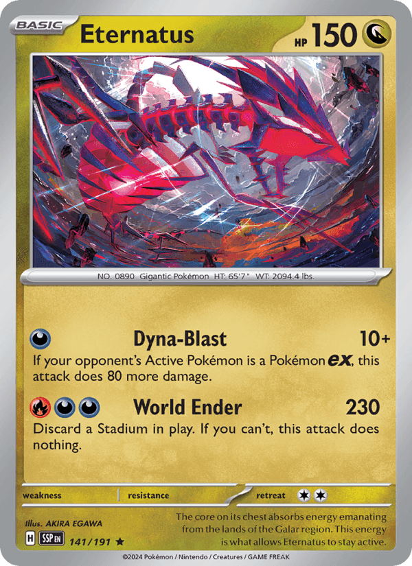Eternatus #141 Surging Sparks