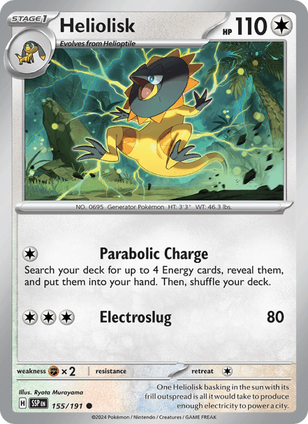 Heliolisk #155 Surging Sparks