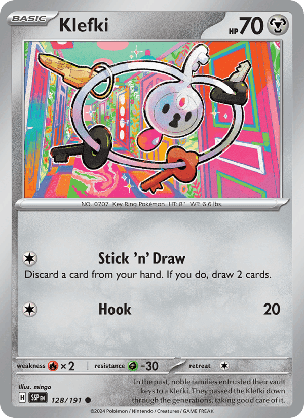 Klefki #128 Surging Sparks