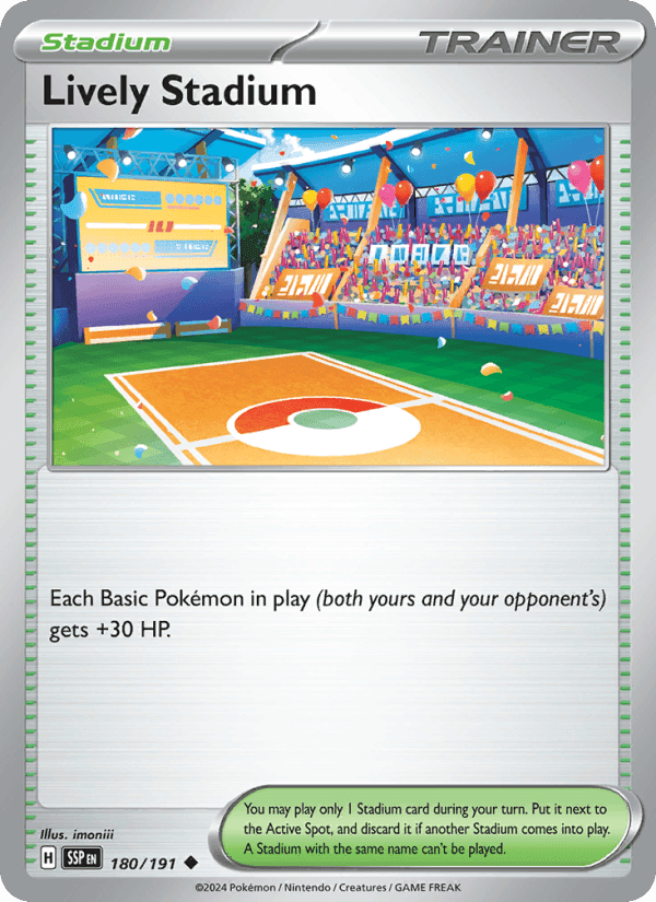 Lively Stadium #180 Surging Sparks