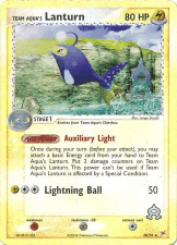 Team Aqua's Lanturn