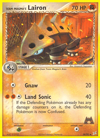 Team Magma's Lairon