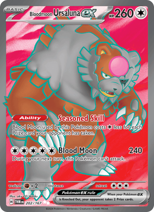 Bloodmoon Ursaluna ex #202 Twilight Masquerade