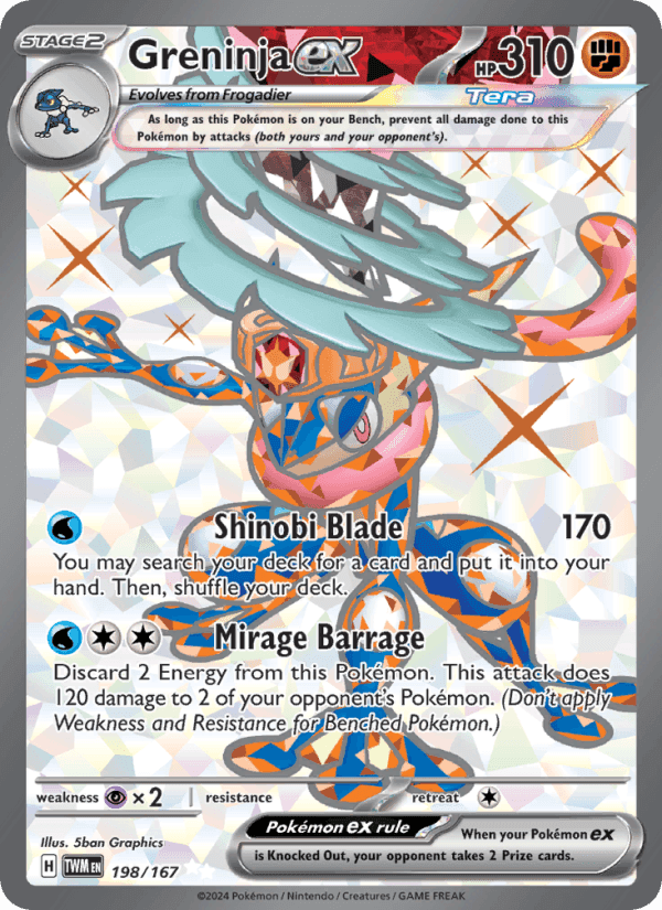 Greninja ex #198 Twilight Masquerade