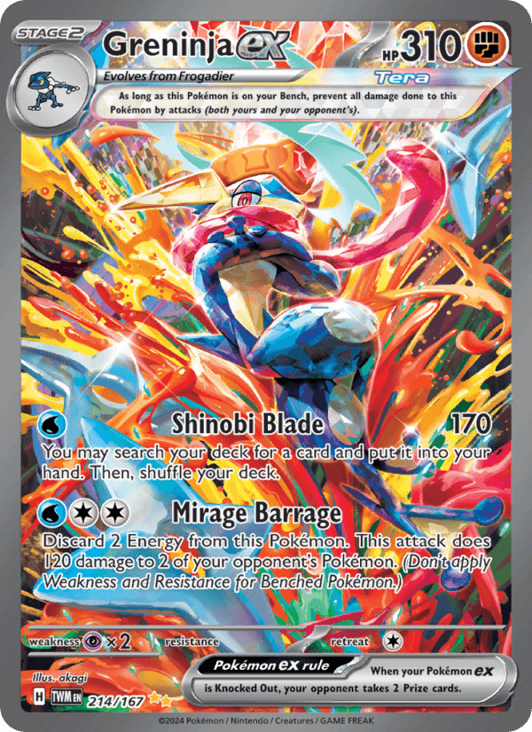 Greninja ex #214 Twilight Masquerade