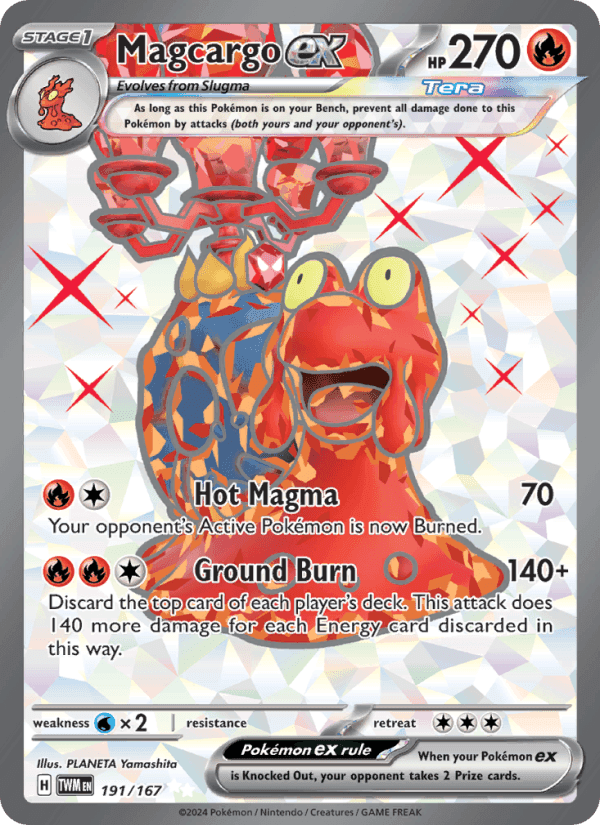 Magcargo ex #191 Twilight Masquerade