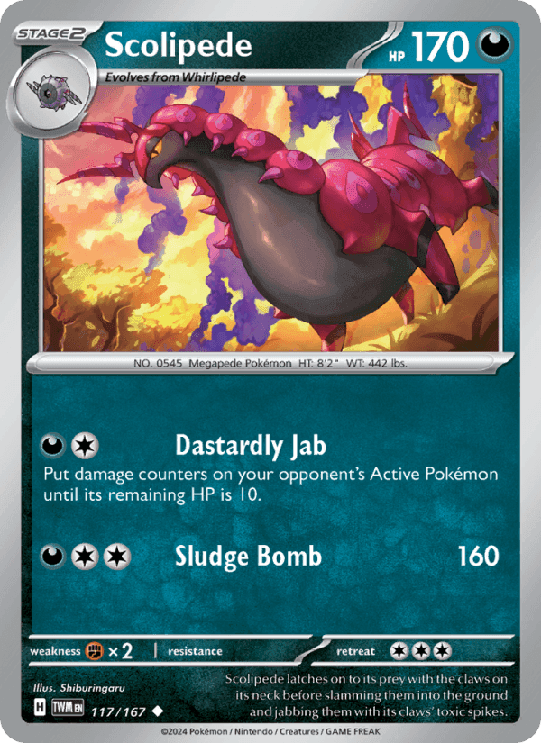 Scolipede #117 Twilight Masquerade