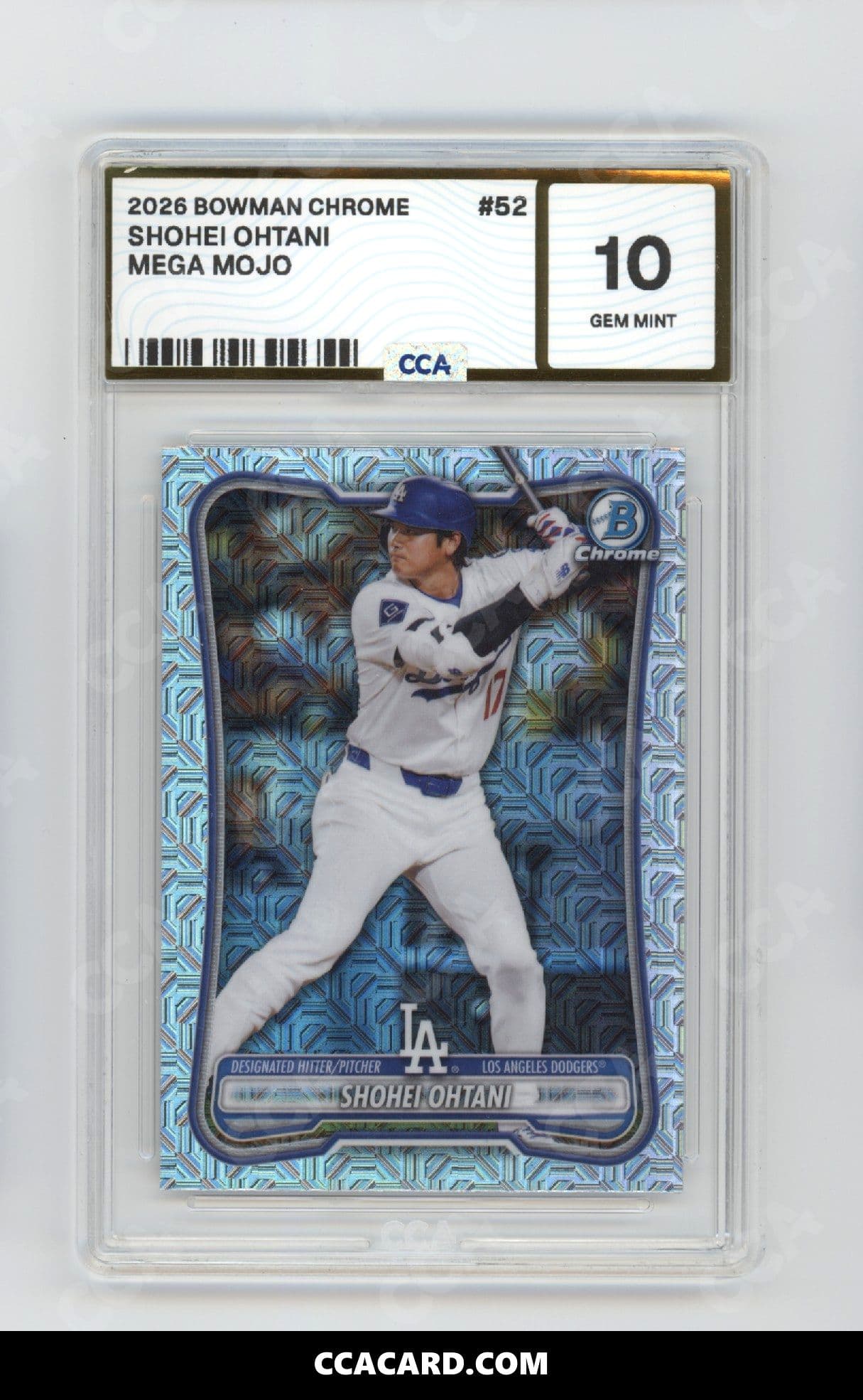 CCA graded Shohei Ohtani slab