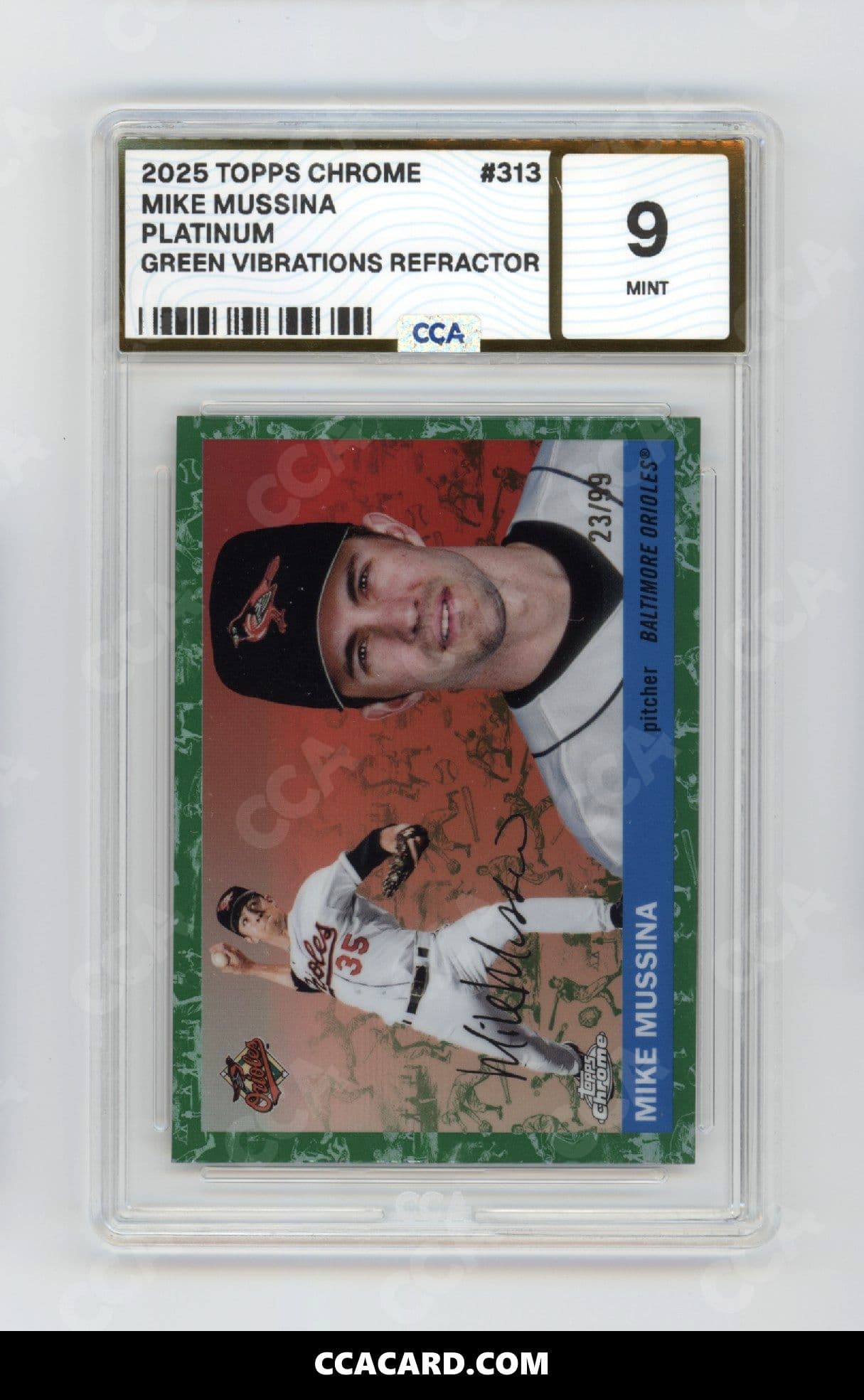 CCA graded Mike Mussina slab