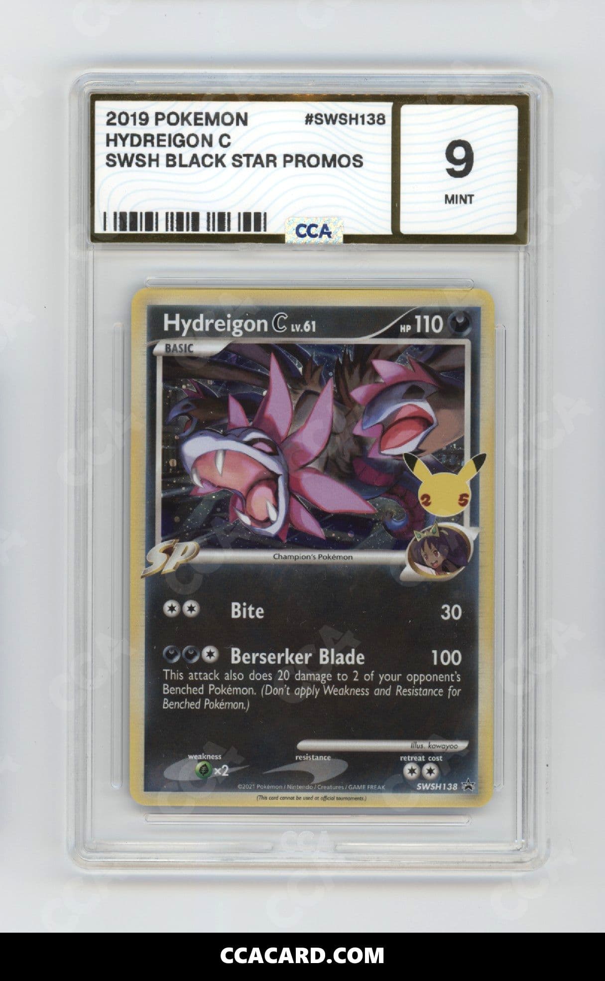 Hydreigon C graded CCA 9, cert 12