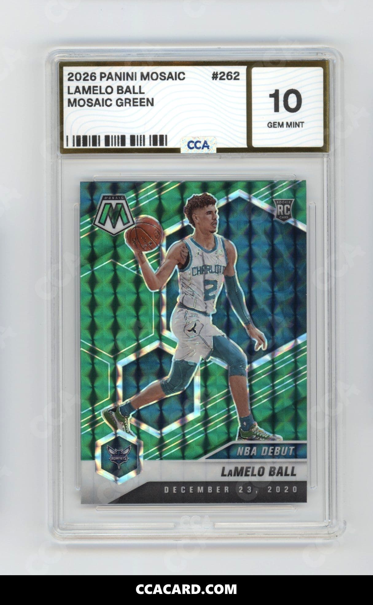 CCA graded LaMelo Ball slab