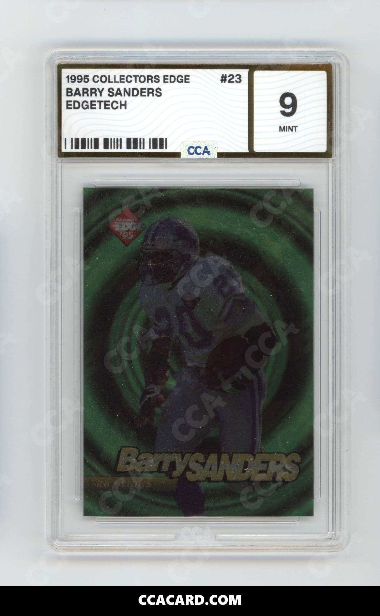 CCA graded Barry Sanders slab