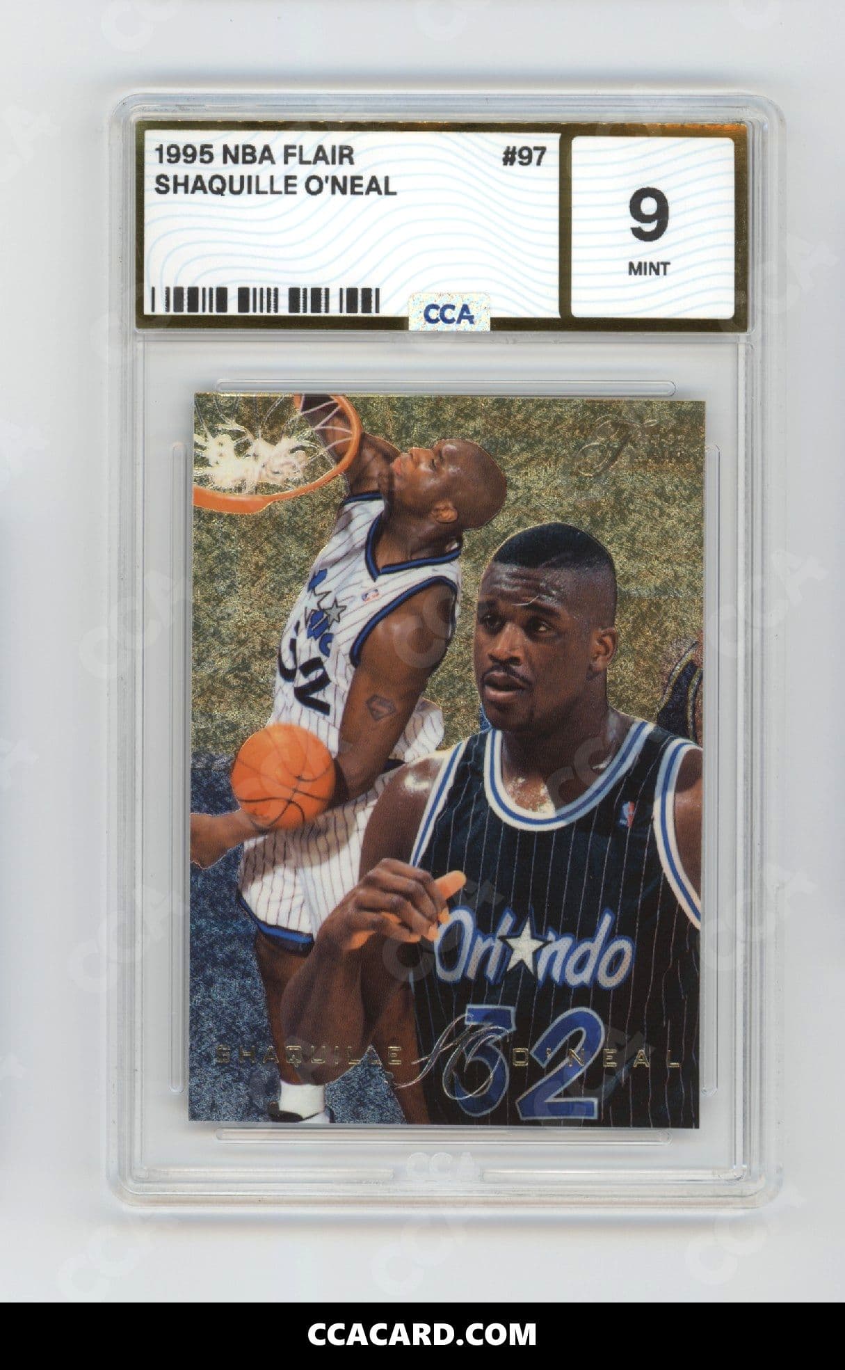 CCA graded Shaquille O'Neal slab