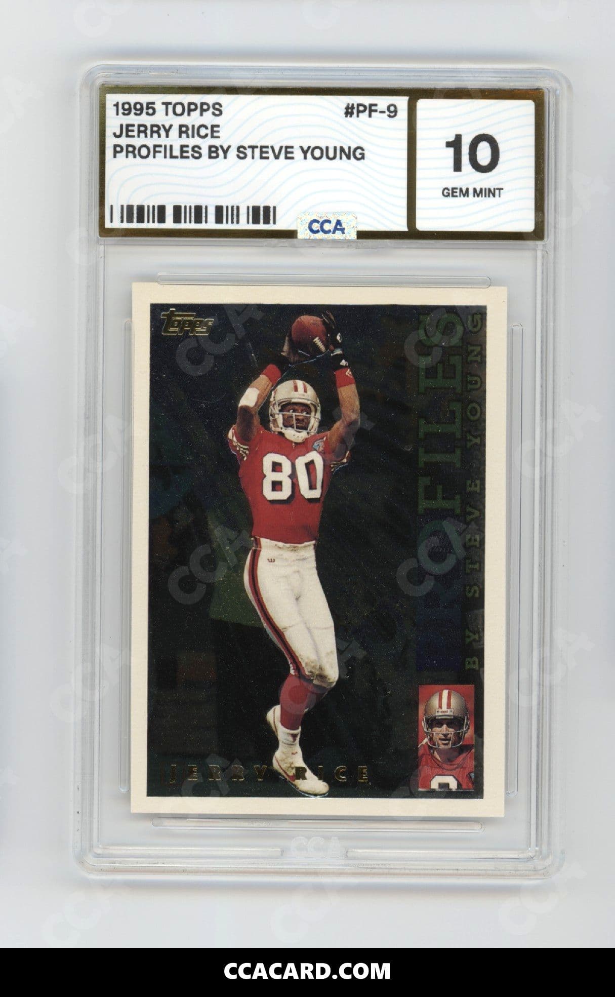 CCA graded Jerry Rice slab