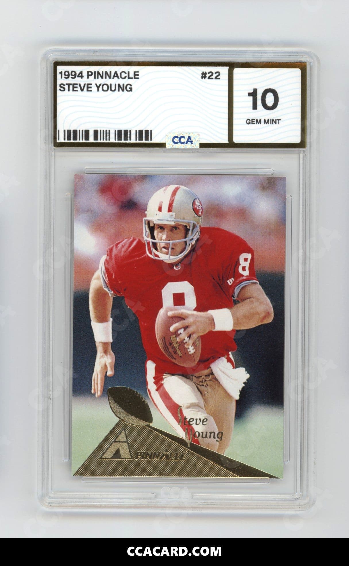 Steve Young graded CCA 10, cert 67