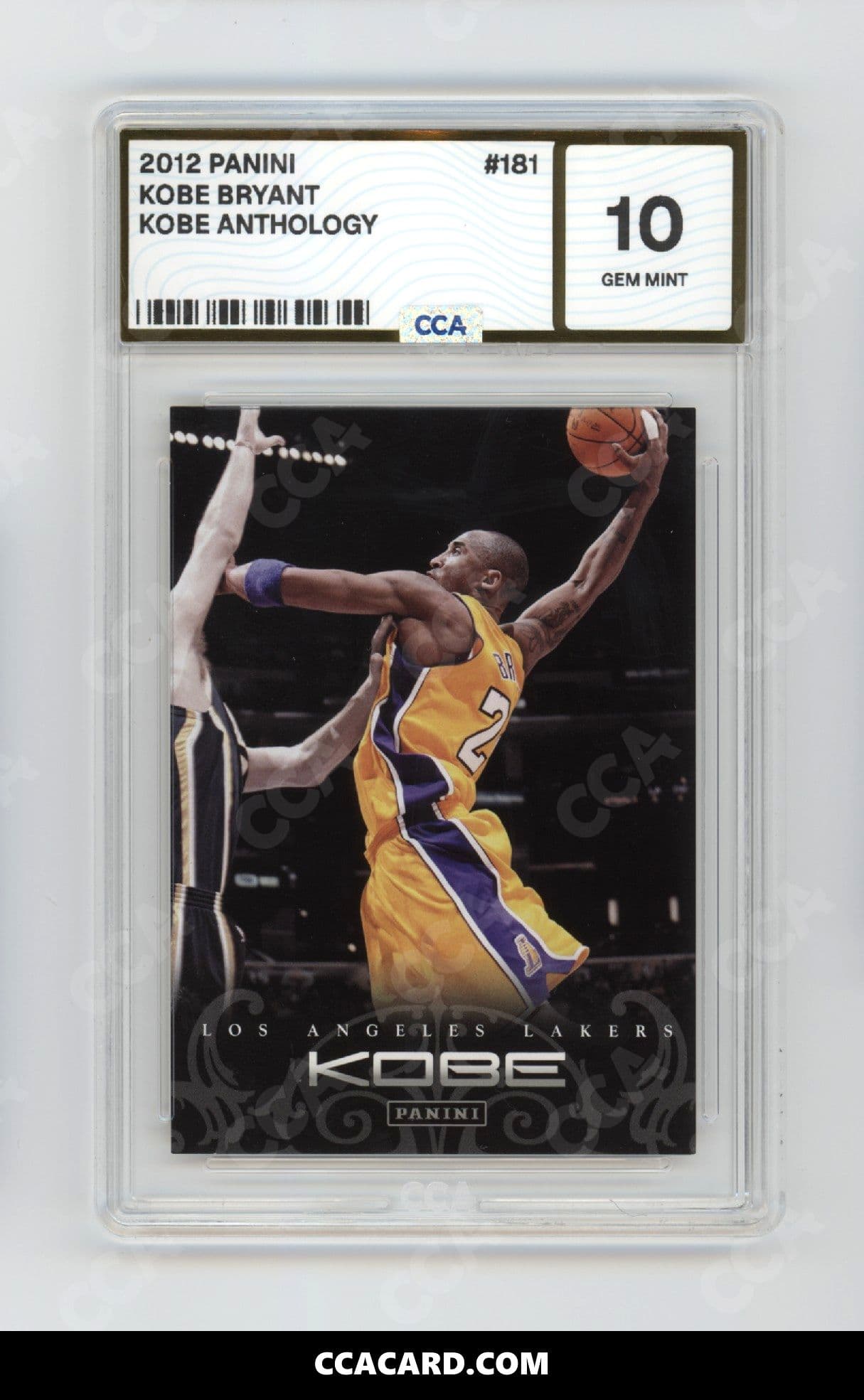 CCA graded Kobe Bryant slab