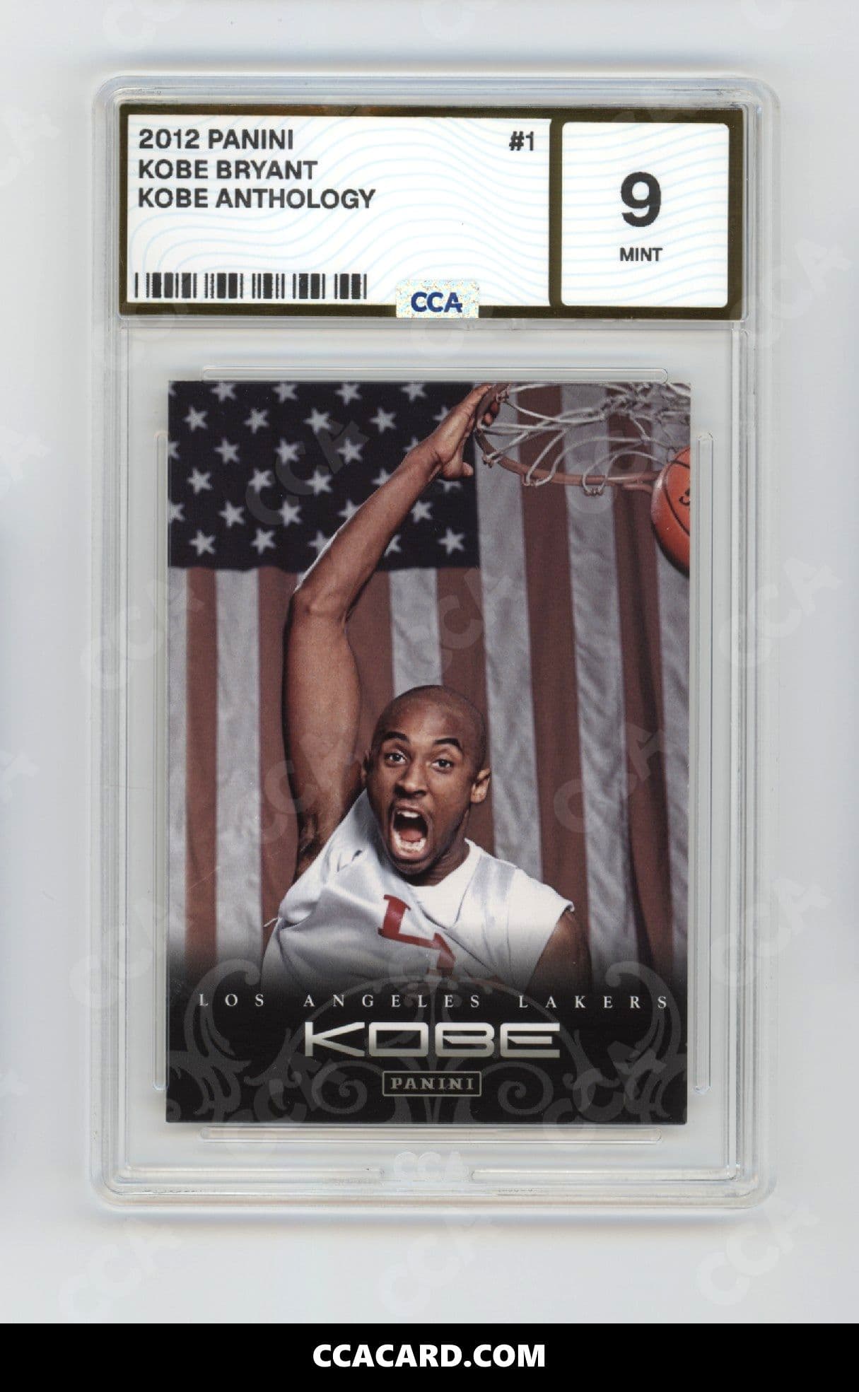 CCA graded Kobe Bryant slab