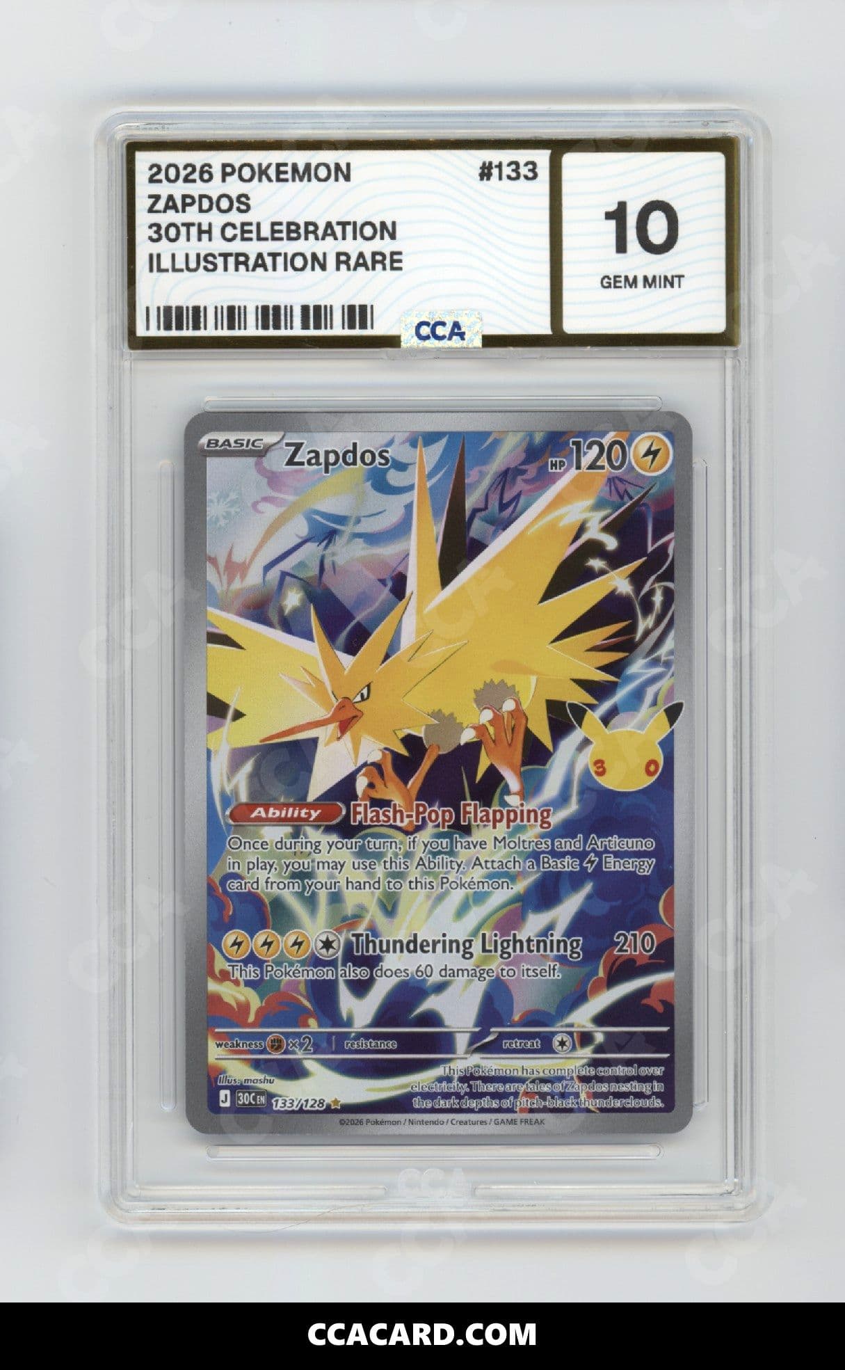 CCA graded Zapdos slab