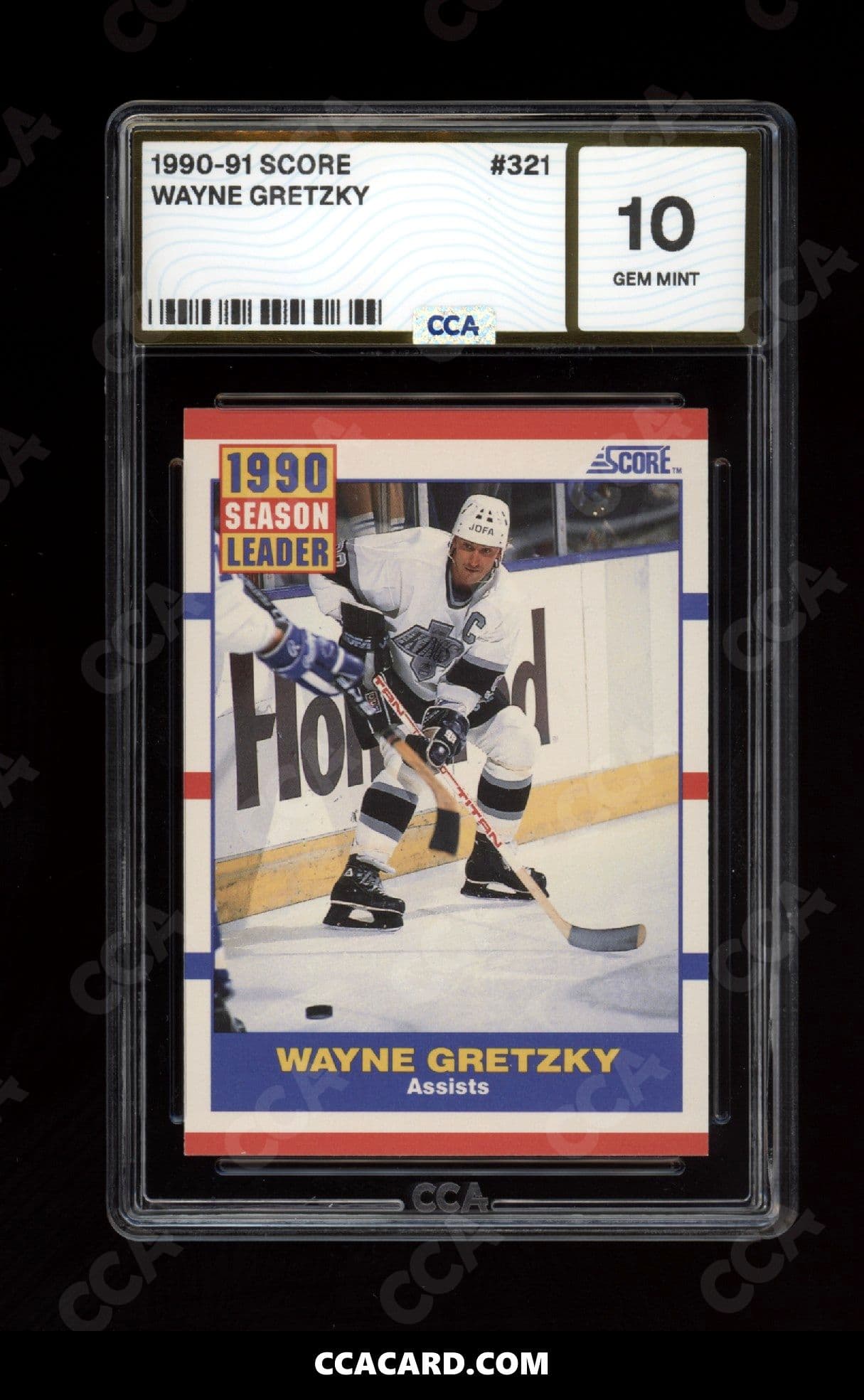 CCA graded Wayne Gretzky slab
