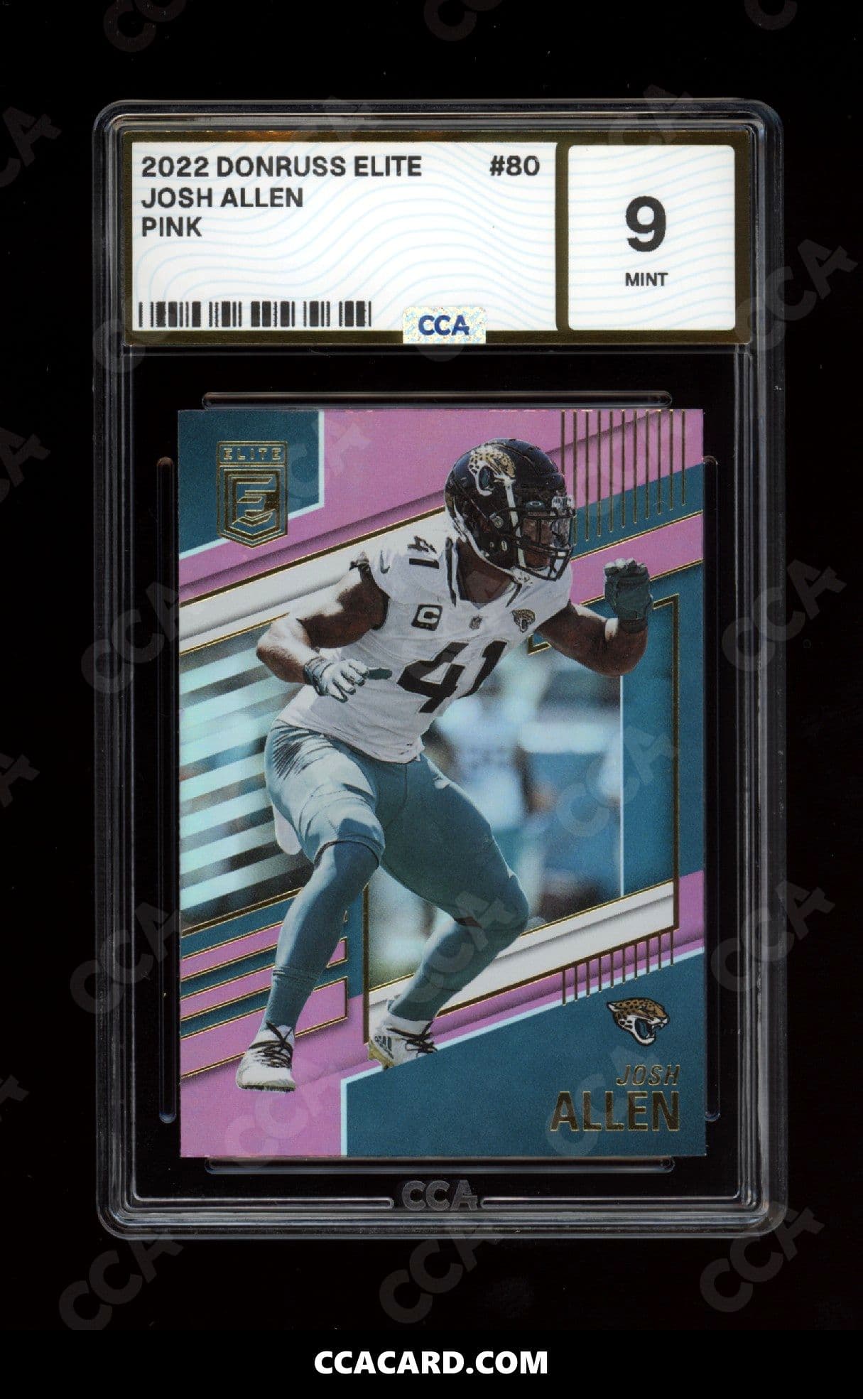 CCA graded Josh Allen slab
