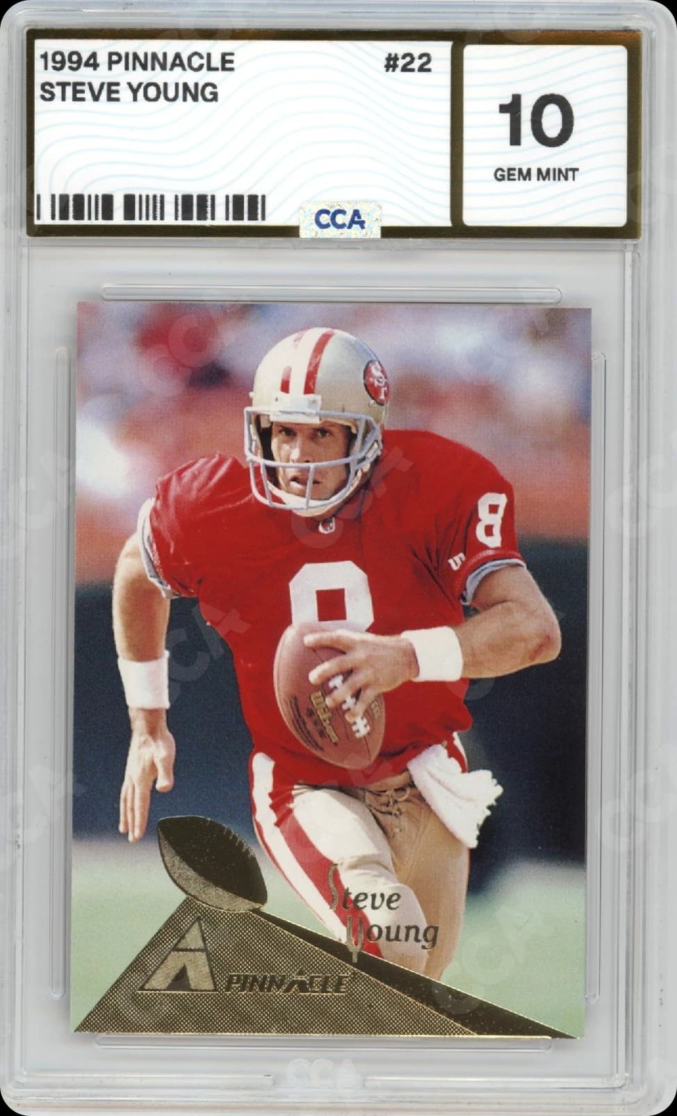 Steve Young graded CCA 10, cert 67