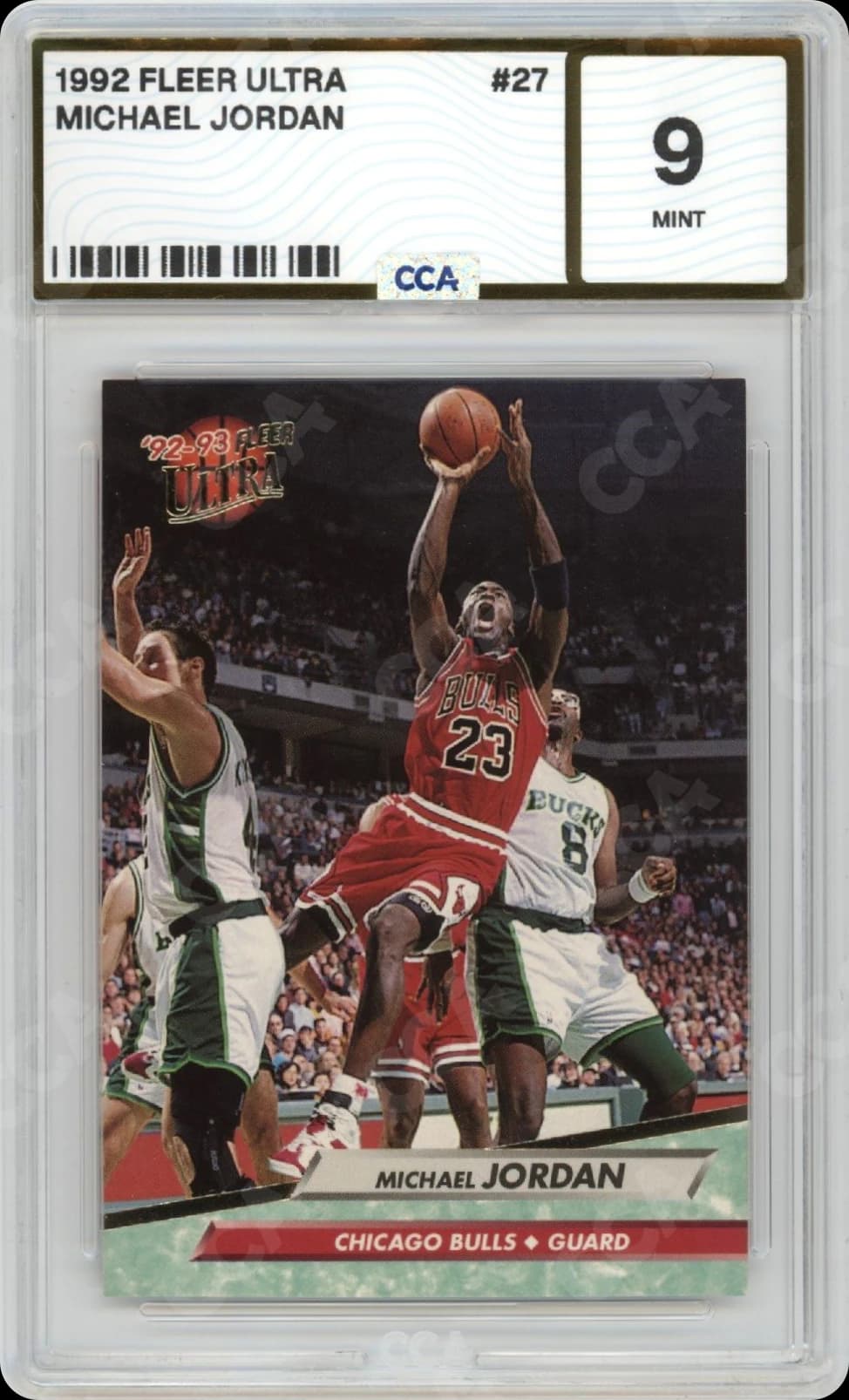 Michael Jordan CCA 9 slab, front