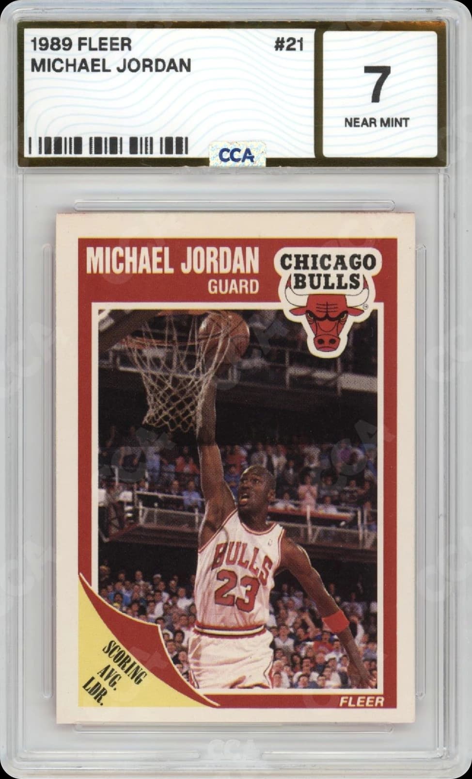 Michael Jordan CCA 7 slab, front