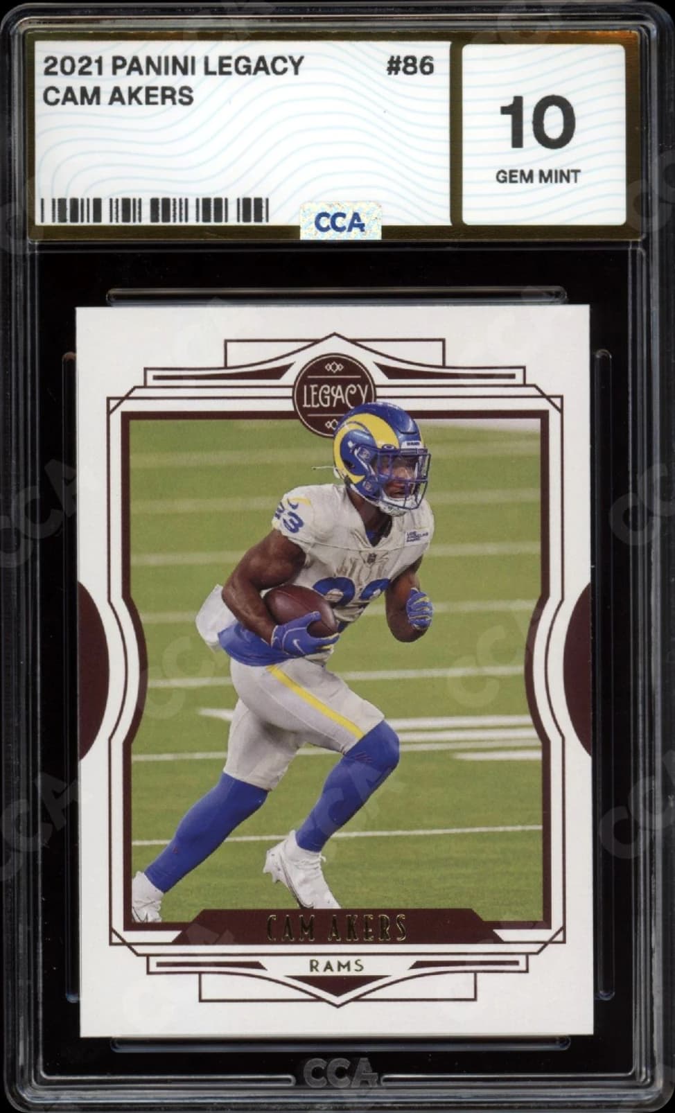 CCA graded Cam Akers, CCA 10, certification number 207